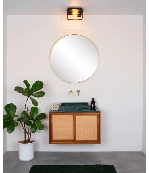 Lucide 27100/02/30 - Fürdőszobai mennyezeti lámpa CARLYN 2xE14/6W/230V IP54