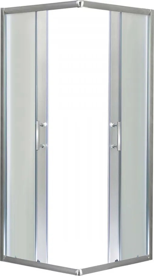 Spirit Matt 80x80x180 cm-es szögletes zuhanykabin, zuhanytálca nélkül