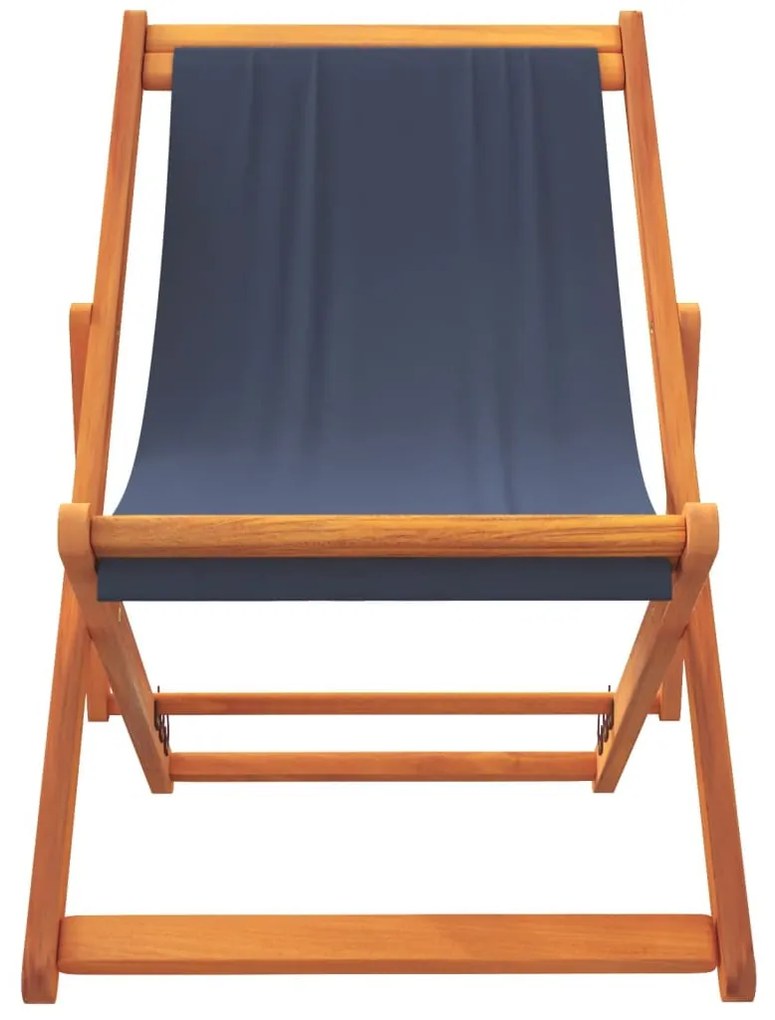 2 db összecsukható kék szövet strandszék