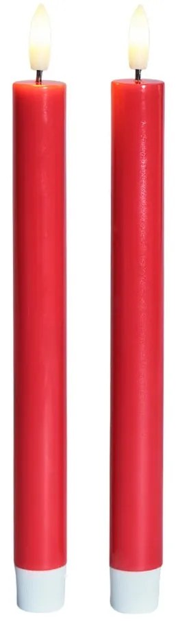 Elemmel működő LED gyertya szett 2 db-os (magasság 22 cm) Sille – Sirius