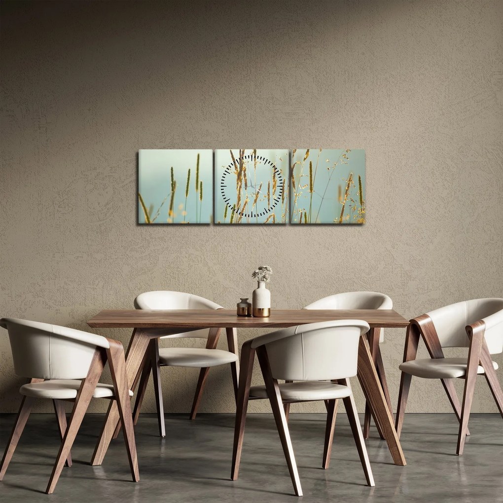 Kép - Réti pillanat (órával) (90x30 cm)