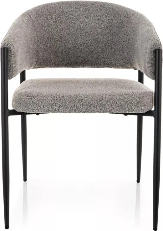 Akita étkezőszék szürke/fekete