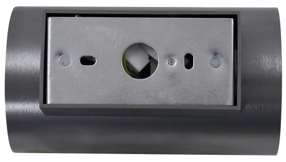 Modern fali lámpa, sötétszürke, kerek, 2 fényforrásos GU10 50 mm - Sandy