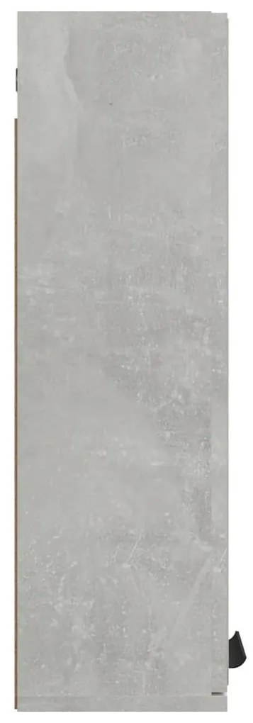 betonszürke tükrös fürdőszobaszekrény 64 x 20 x 67 cm