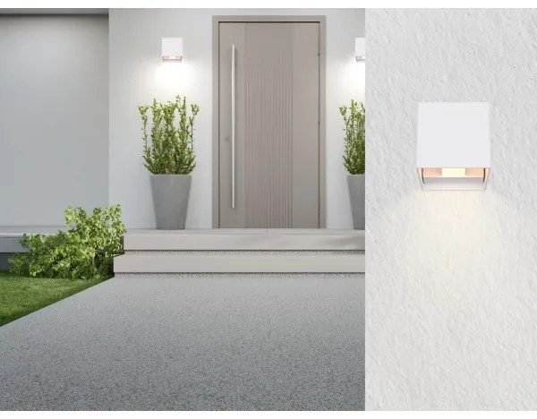 Globo 34168WS - LED Kültéri fali lámpa VERONIKA 2xLED/3W/230V IP44 fehér