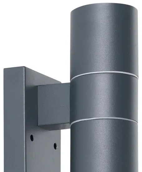 Eglo 32899-LED Kültéri fali lámpa érzékelővel RIGA 5 2xGU10/3W/230V IP44