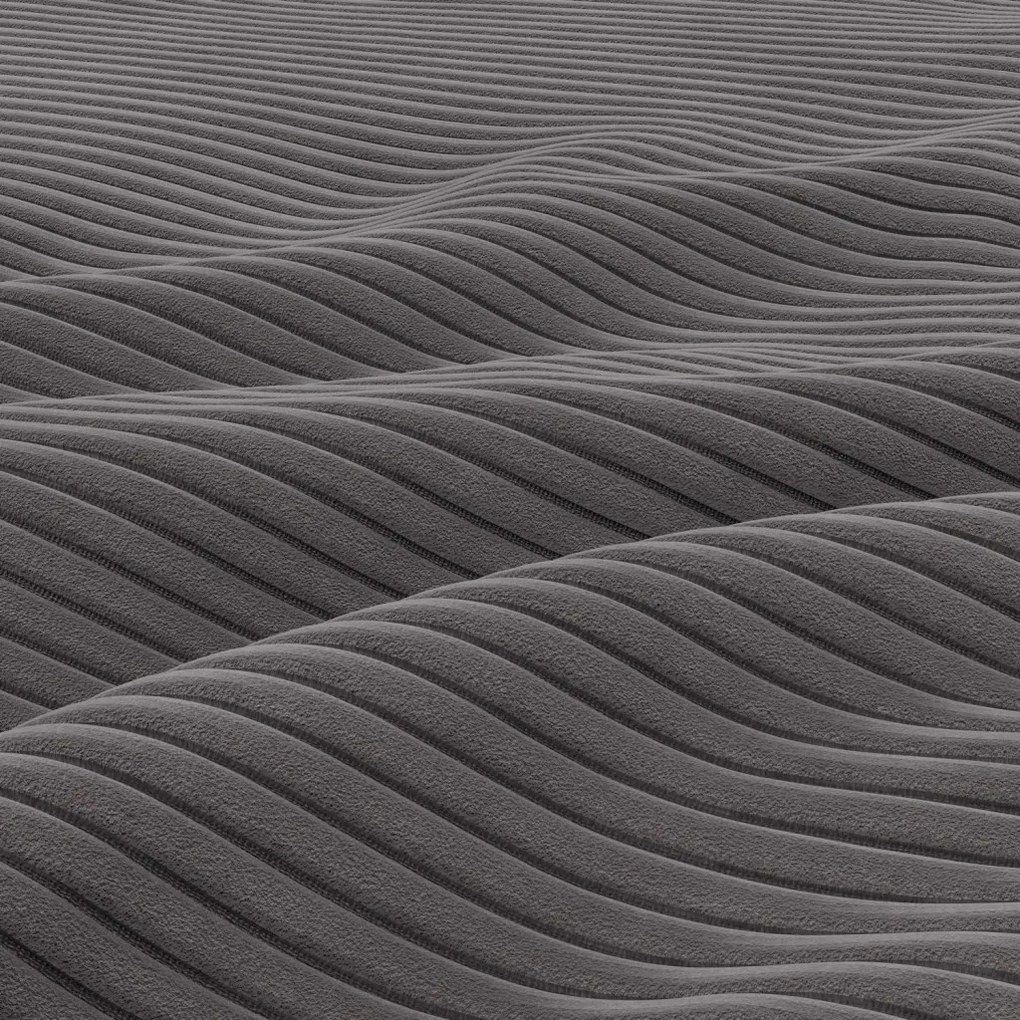 Nobu kanapé, kordbársony, szürke