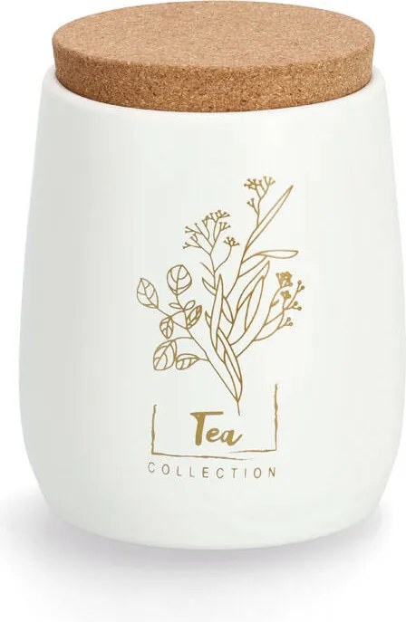 Doboz Parafa Fedéllel, Tea, 750 ML, Fehér, Zeller