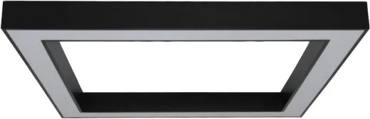 LED mennyezeti lámpatest LED/130W/230V 3000/4000/6500K 100x100 cm fekete