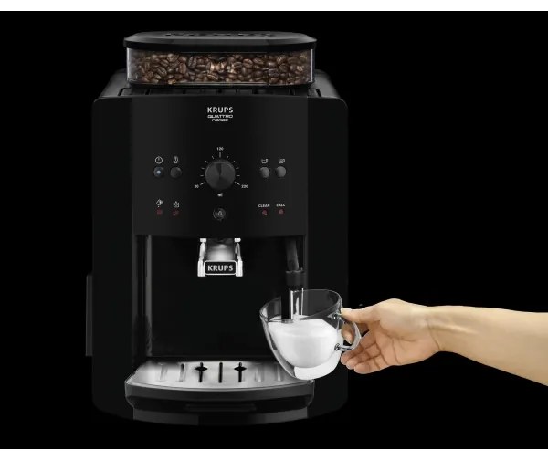 Krups - Automata kávéfőző ARABICA 1450W/230V fekete