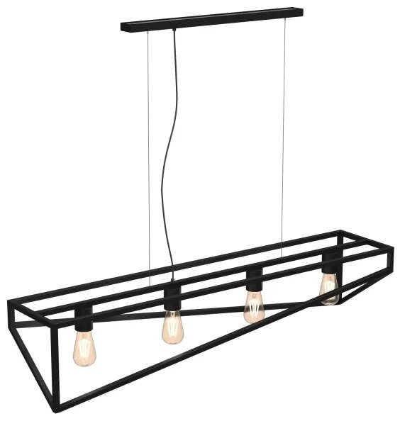 GOTE függeszték 4xE27/60W/230V, kábellel