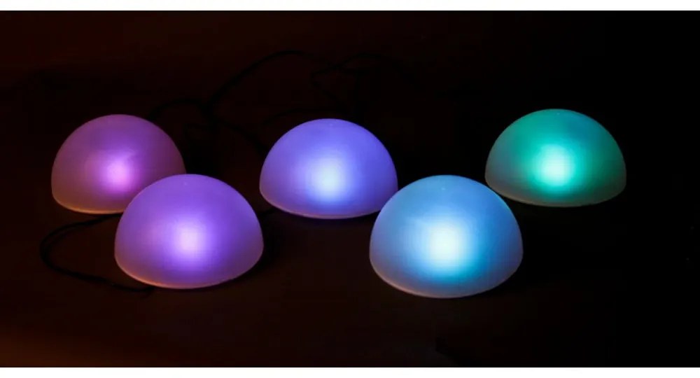 Napelemes kültéri lámpa szett 5 db-os ø 15 cm – Garden Pleasure