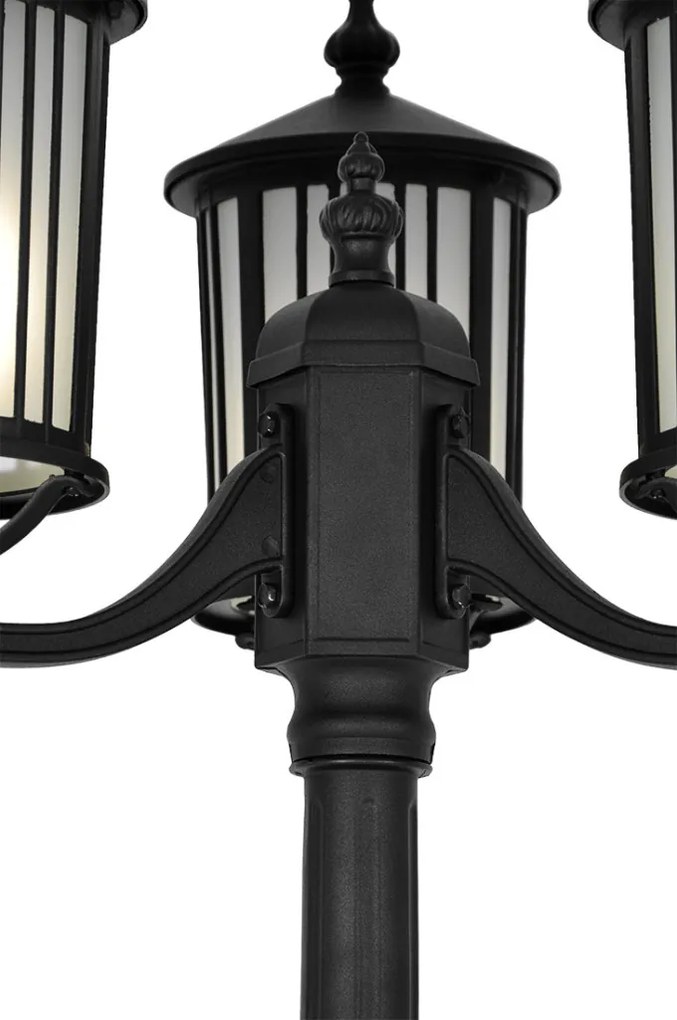 KAJA 8213 DETROIT Kandeláber Fekete E27 IP44