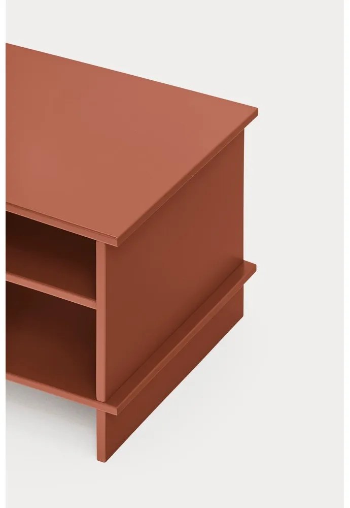 Téglavörös éjjeliszekrény Inari – Teulat