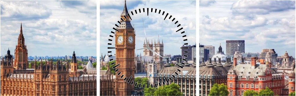 Kép - Big Ben (órával) (90x30 cm)