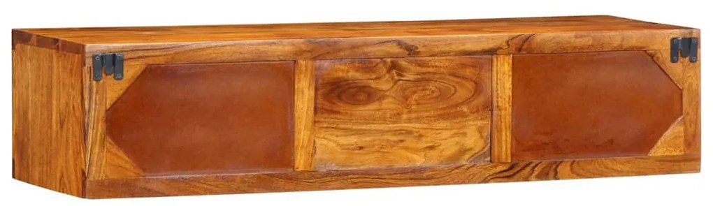 tömör akácfa többszínű TV-szekrény 100x30x22