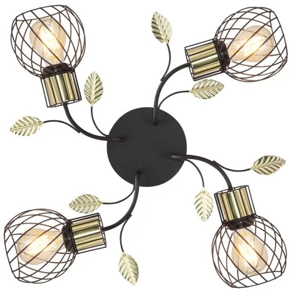 Globo 54113-4D - Felületre szerelhető csillár LALLY 4xE27/40W/230V