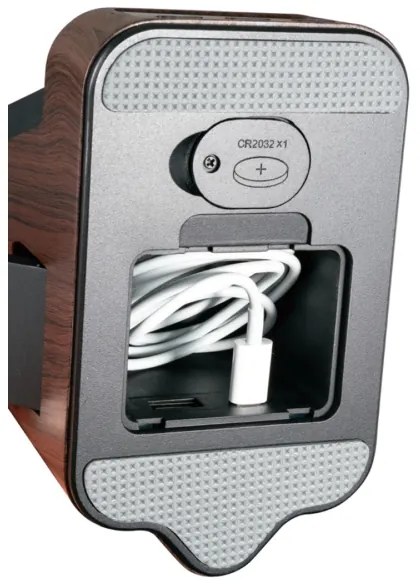 Immax 08999L - LED+CCT dimmelhető asztali lámpa vezeték nélküli QI töltővel IDEAL LED/8W/230V barna