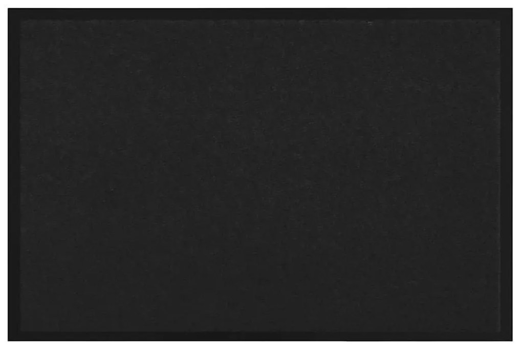 Ajtószőnyeg Fekete 60 x 40 x 1.2 cm Mackófleece
