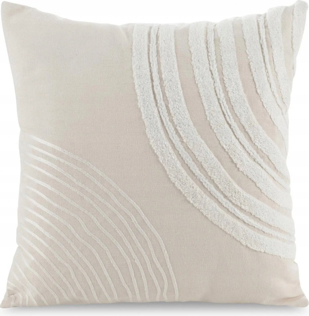 Boho párnahuzat Ally 45x45 cm bézs