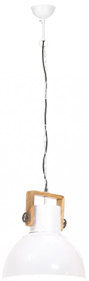 kerek fehér ipari függőlámpa 25 W 40 cm E27
