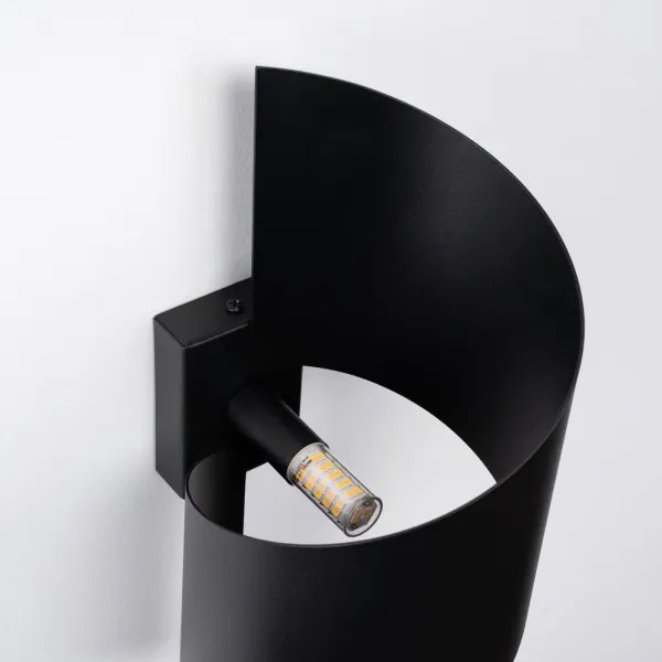 Sollux SL.1309 - Fali lámpa TALASSA 1xG9/8W/230V fekete