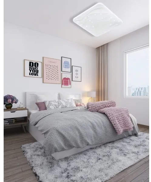 LED Dimmelhető mennyezeti lámpa NERIS LED/36W/230V 2700-6500K + távirányító