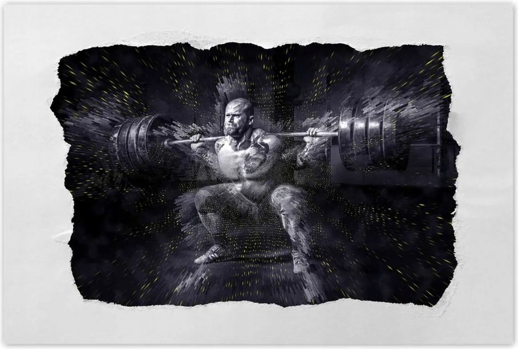 Poszterek 60x40 Strongman Edzőterem Erő