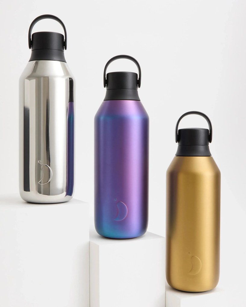 Chilly's Bottles Fools Gold termosz, fémes változat - 3. széria, 500ml