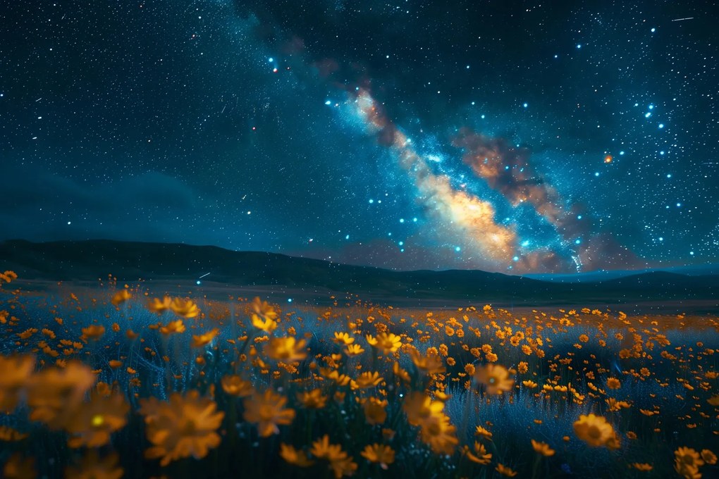 Poszter 60x40cm Éjszakai égbolt