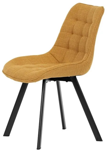Étkezőszék sárga szövettel. HC-465 YEL2