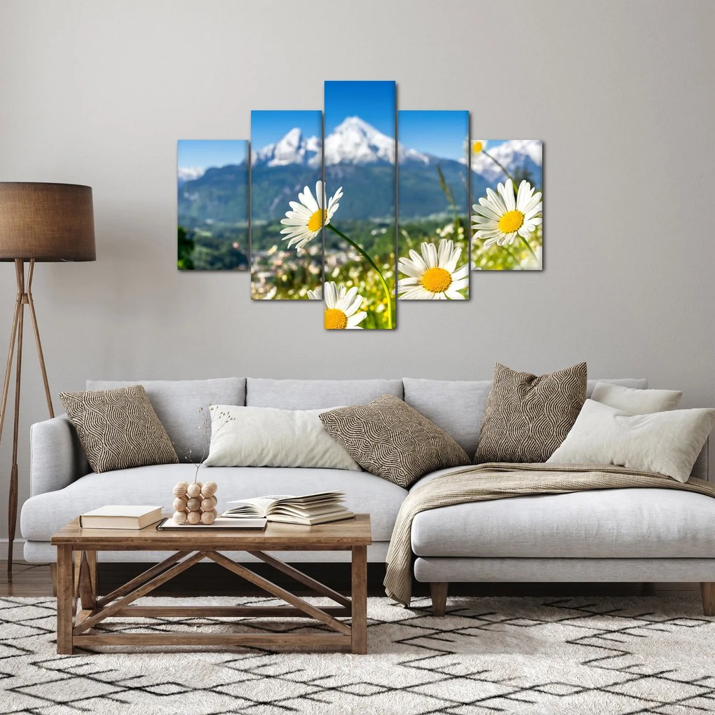 Kép - tavasz az Alpokban (150x105 cm)
