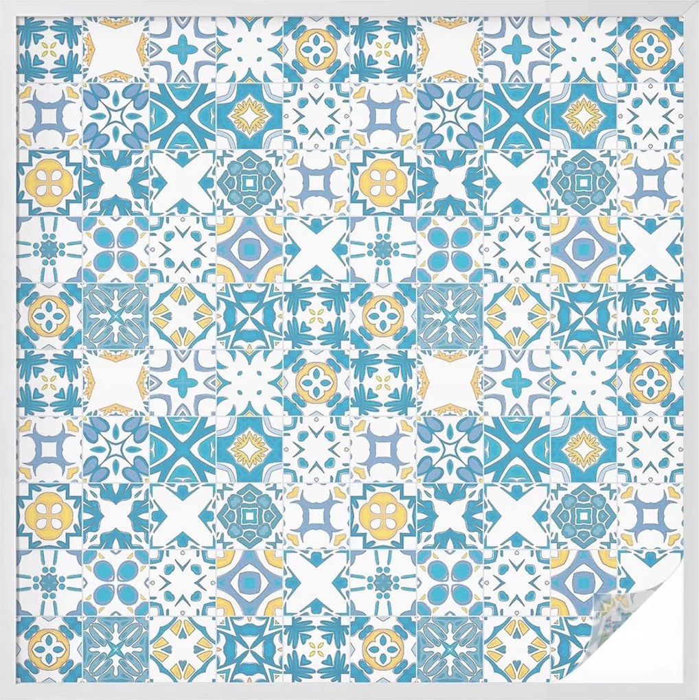 Ablakfólia Szélvédő Adatvédelem Mozaik minták 100x100 cm