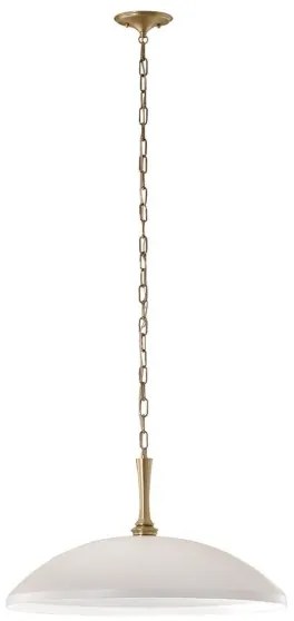 Kichler KL-DELAROSA-P-WH - Csillár láncon DELAROSA 1xE27/60W/230V fehér/réz