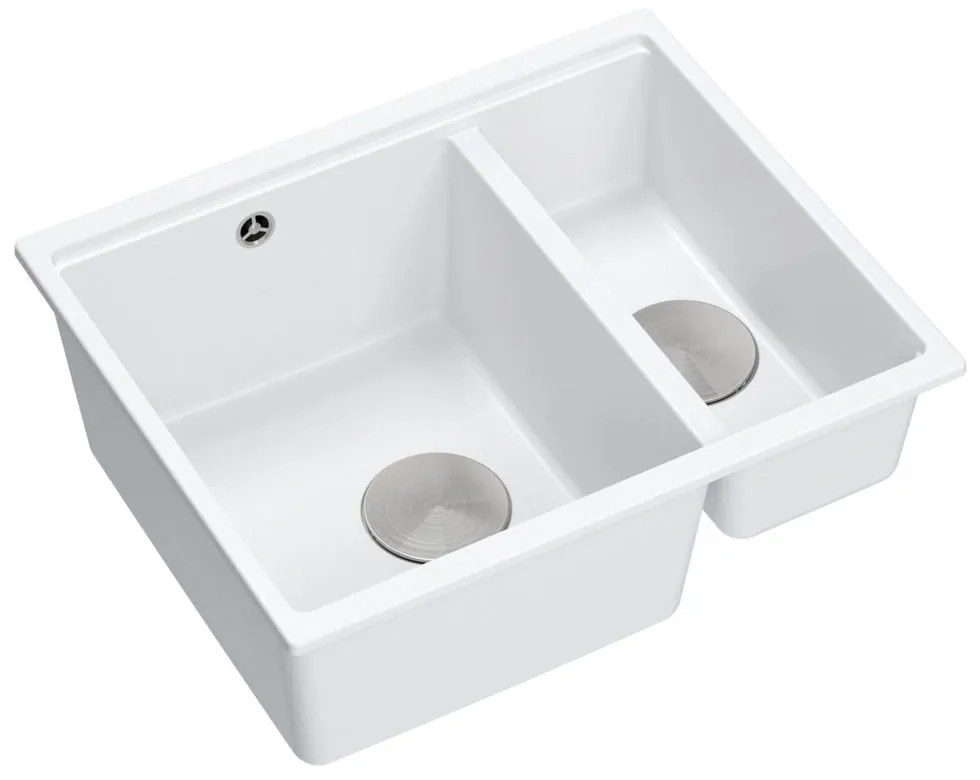 gránit mosogató Logan 150 White