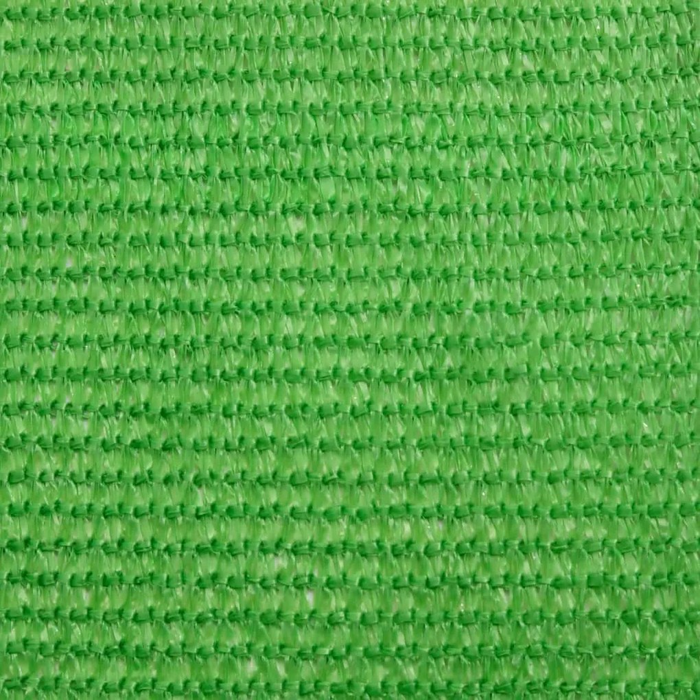 világoszöld HDPE napvitorla 160 g/m² 2,5 x 2,5 m