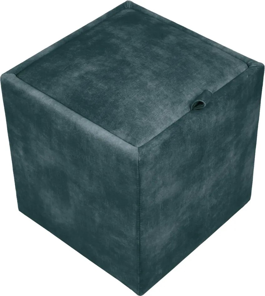 Box puff - P13 szövet - türkiz R