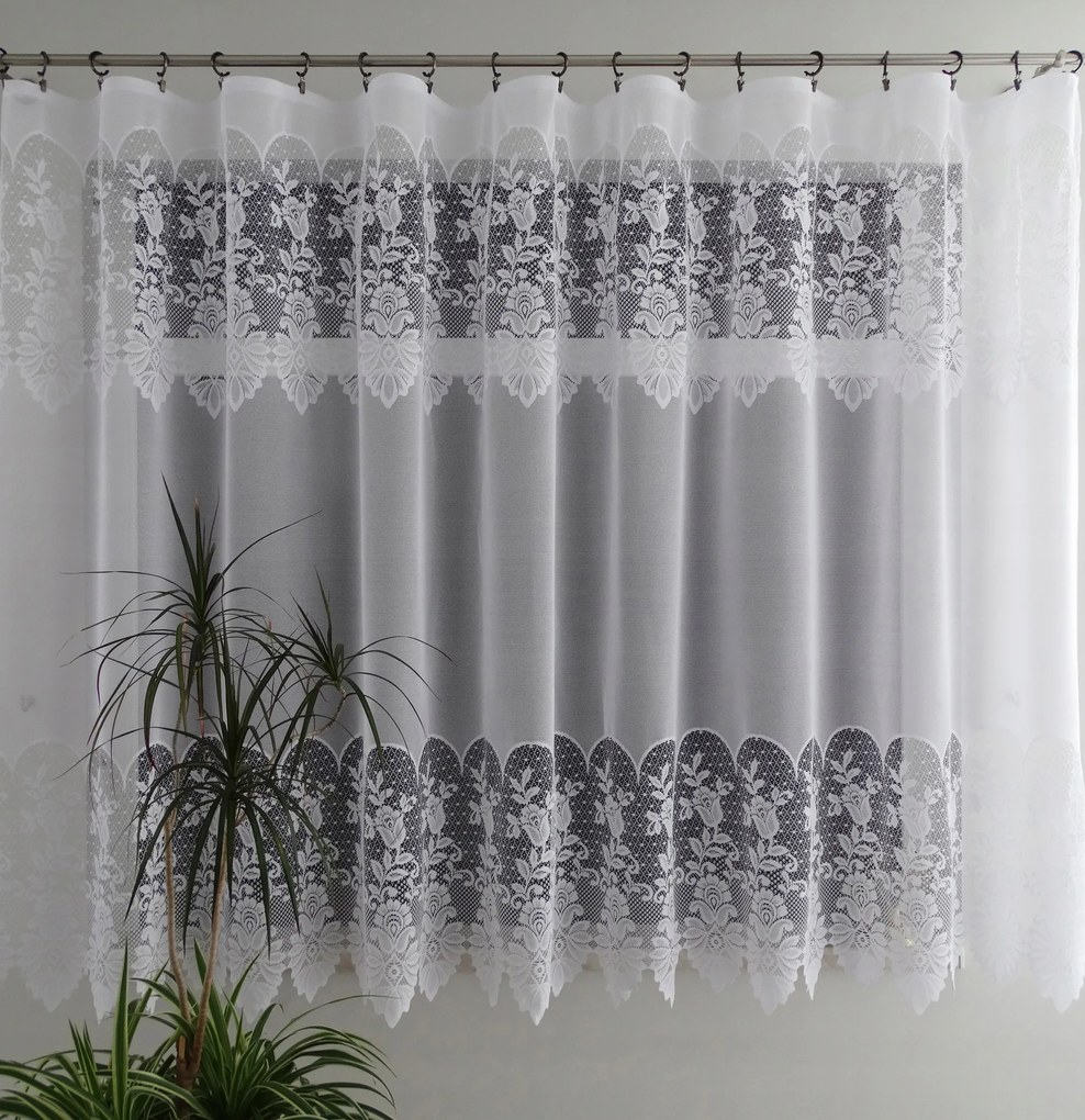 Mg Függöny 1061/1 fehér 300x160 kész szalaggal