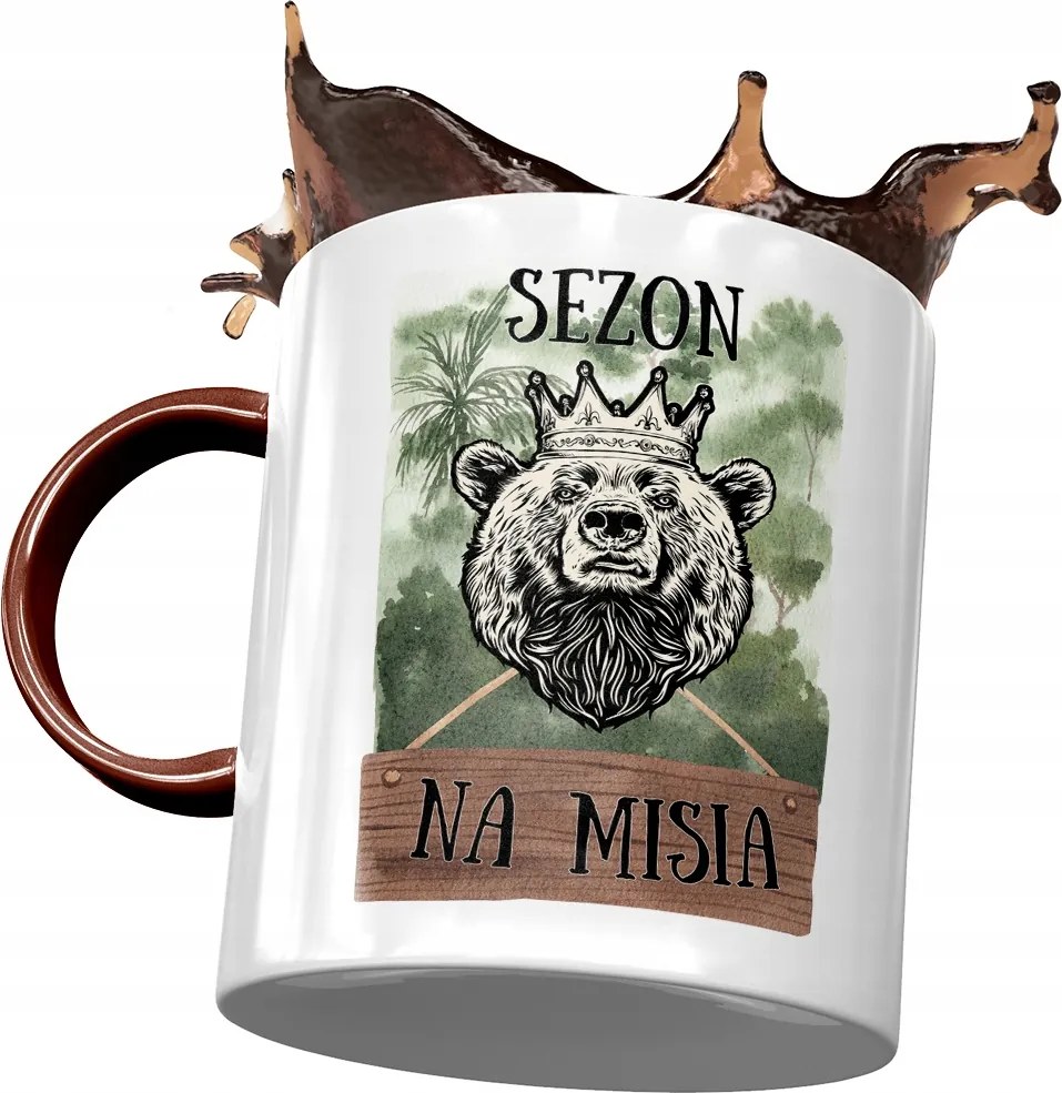 Bordó bögre macival Cuki mackó ajándék fényképes nyomtatással