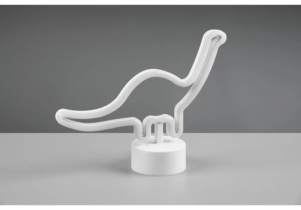 Fehér LED asztali lámpa (magasság 20 cm) Bronto – Trio