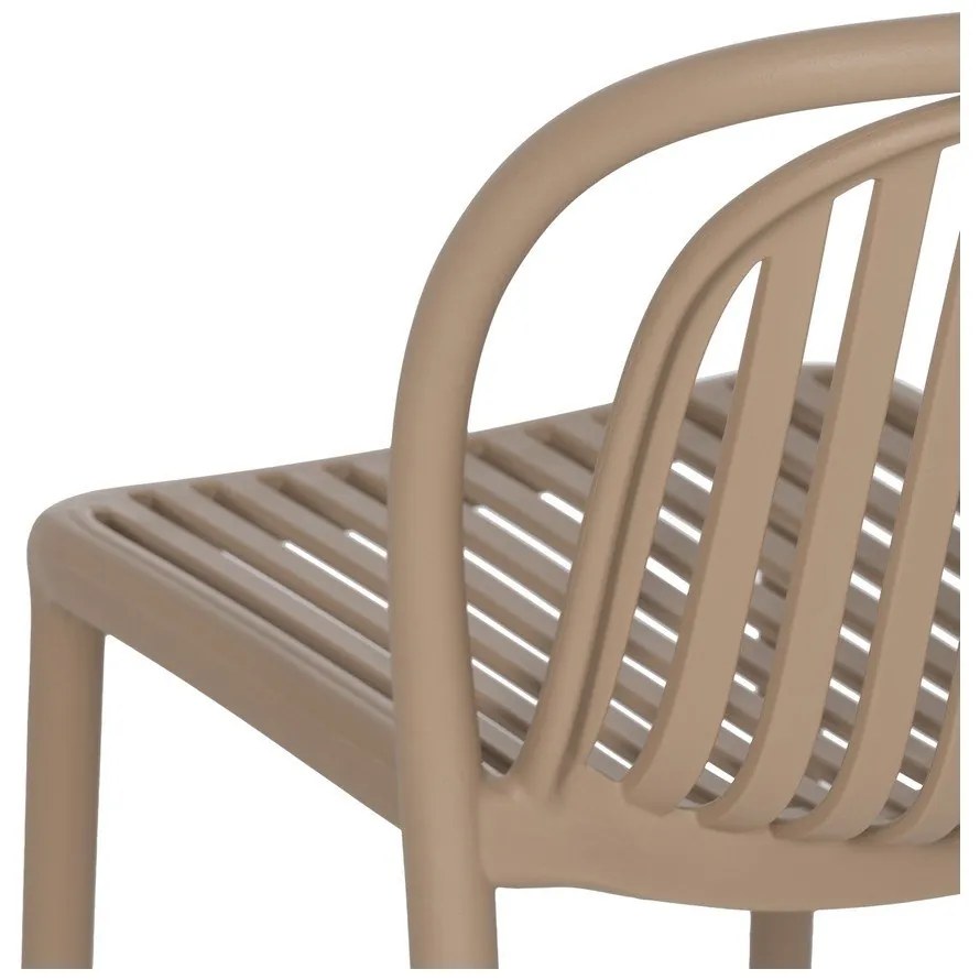 Bézs műanyag étkezőszék Alia – Ixia