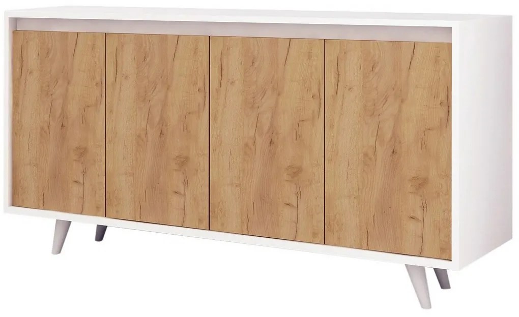 Nossa Oak and White szekrény