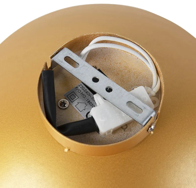 Art Deco mennyezeti lámpa arany/réz LED-del - Sun