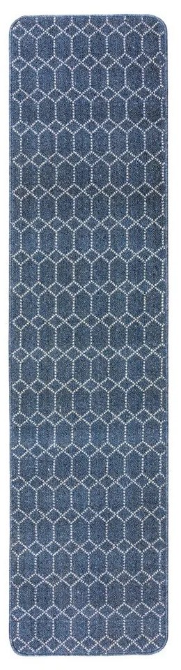 Sötétkék mosható futószőnyeg 57x230 cm Argyll – Flair Rugs