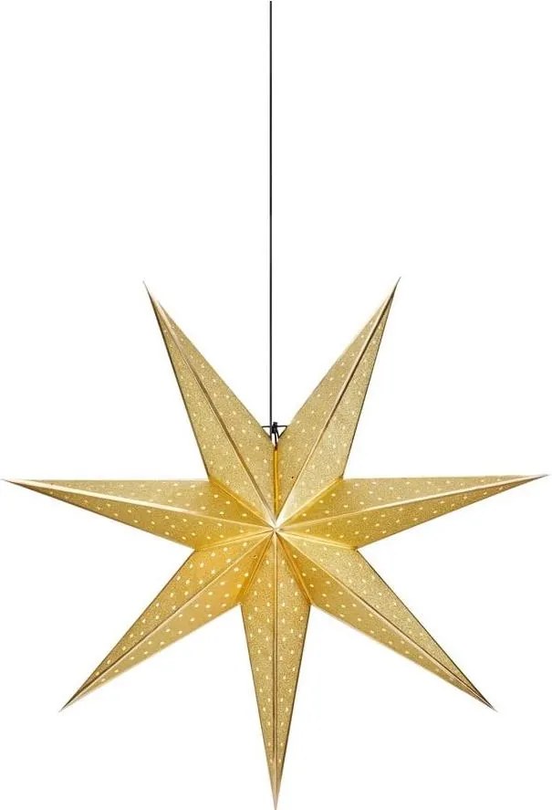 Markslöjd 705791 - Karácsonyi dekoráció GLITTER 1xE14/25W/230V á. 45 cm arany