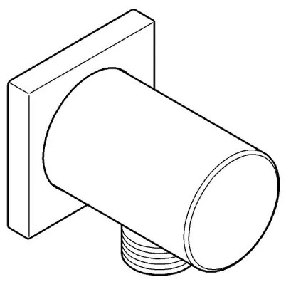 GROHE 27076000 - RAINSHOWER falikönyök, fényes króm