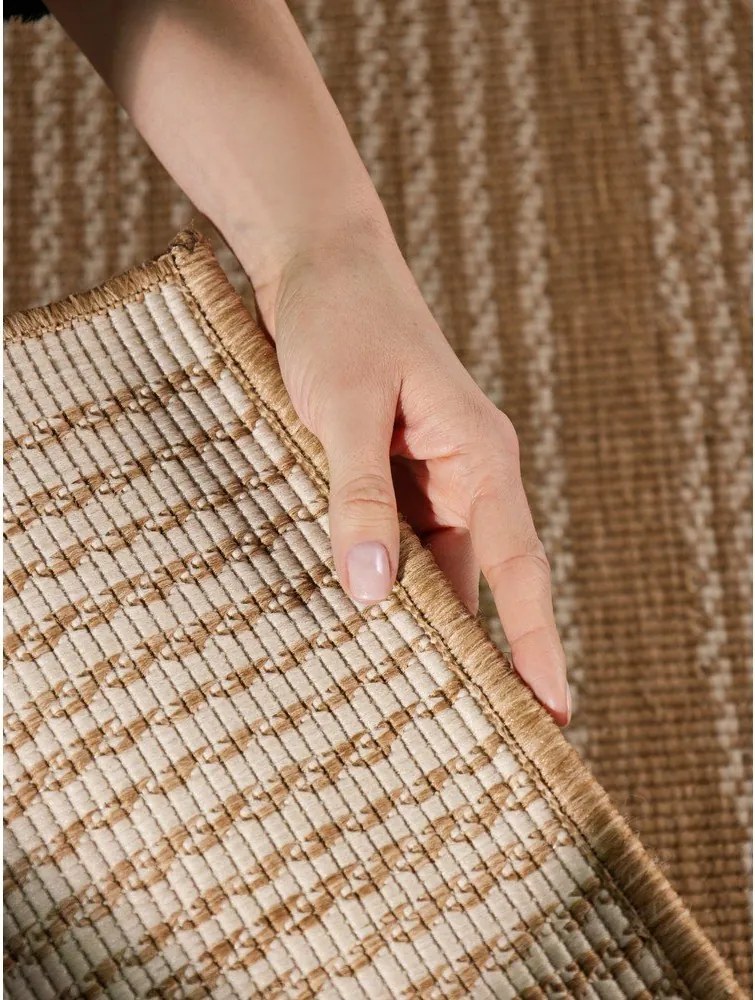 Krémszínű-natúr színű kültéri-beltéri szőnyeg 160x230 cm Haringey Allington – Ted Baker