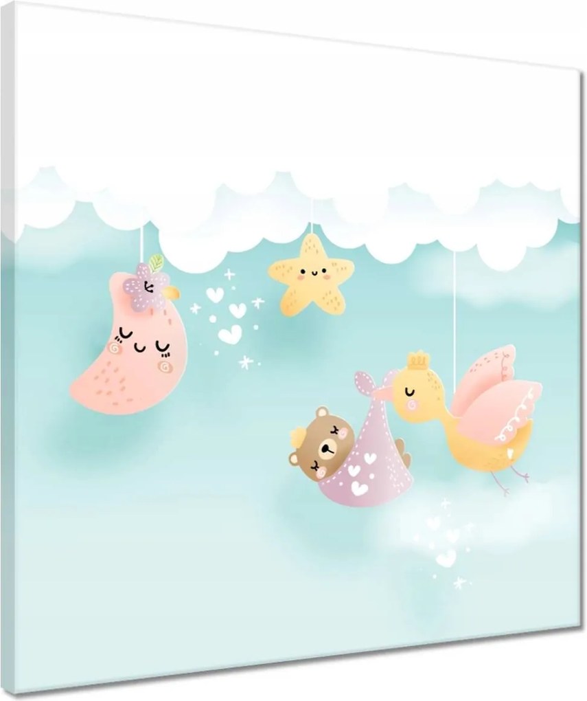 Vászonkép 40x40 Aranyos alvó állatok