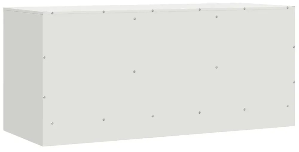 fehér acél TV-szekrény 99 x 39 x 44 cm