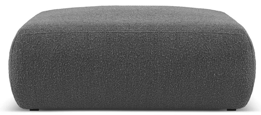 Sötétszürke buklé puff Molino – Micadoni Home
